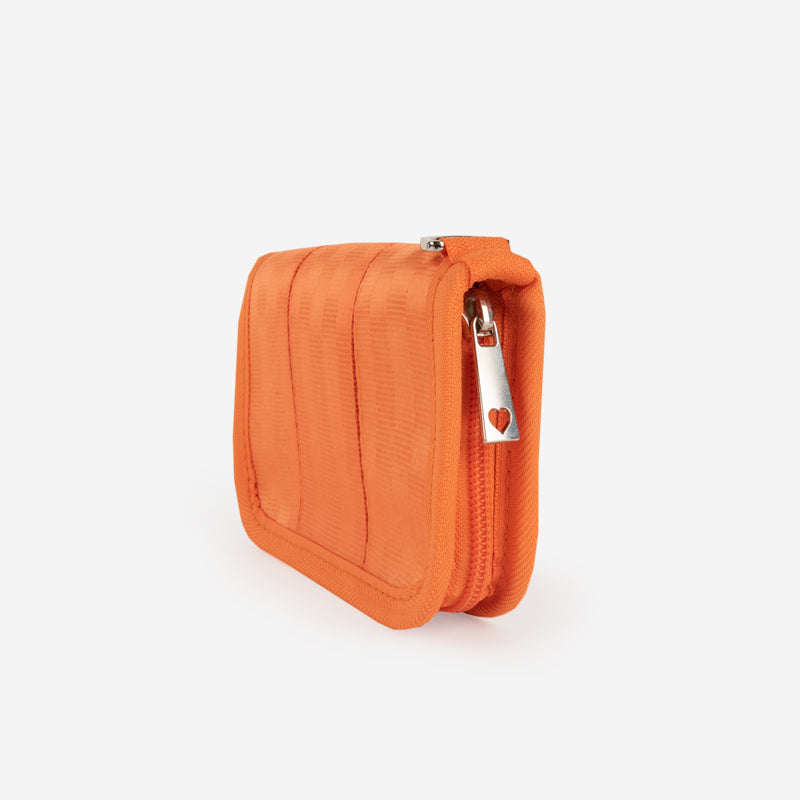 Orange Fun Size Wallet Side View