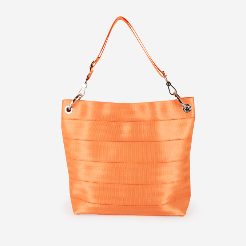 Harveys orange petite streamline tote & bow high quality keychain