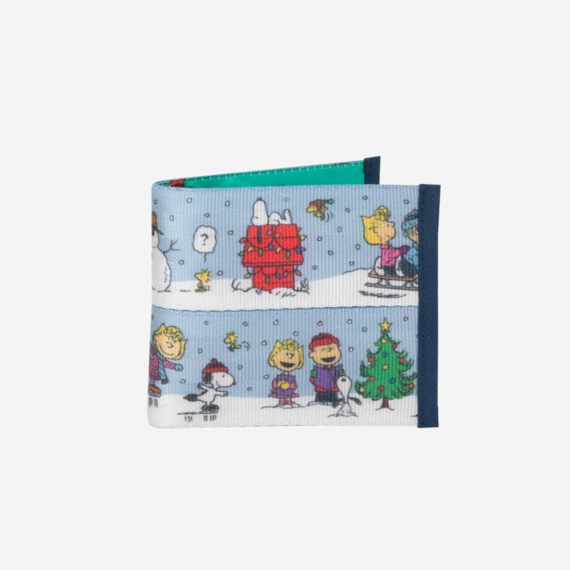 Peanuts Christmas Billfold Front View