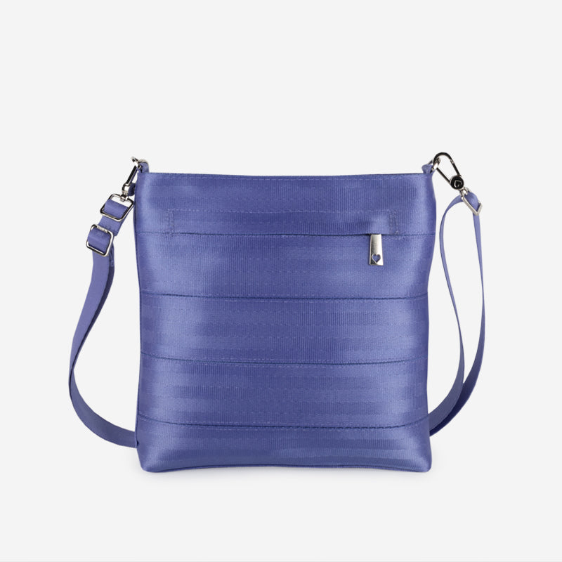 Periwinkle Small Streamline Crossbody Front View