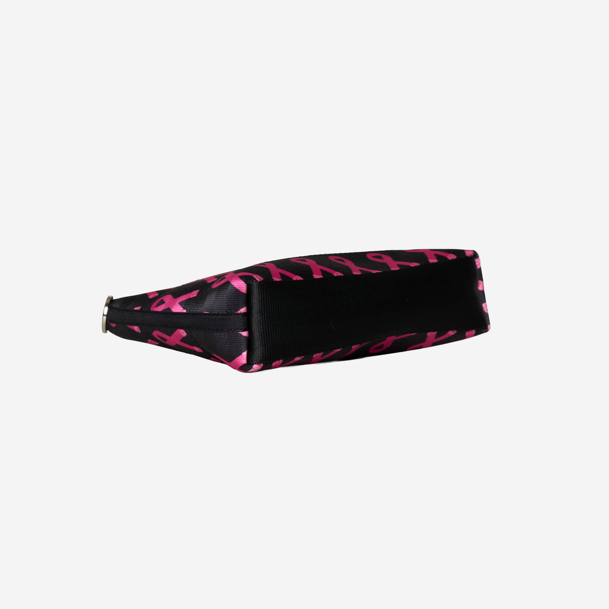 The bottom view of The Pink Agenda Pink Ribbon Petite Tote