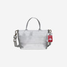 The front of the Silver Petite Tote