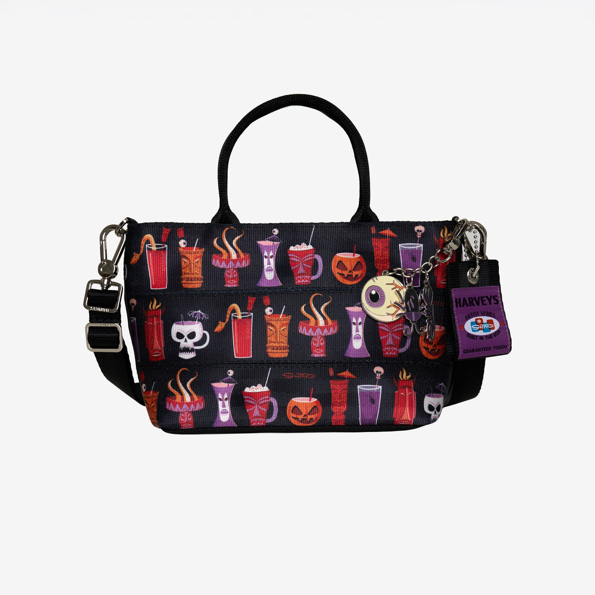 Front view of petite tote Shag Spooky Tiki Cocktail