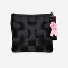 On bag view of The Pink Agenda Pink Ribbon Breast Cancer 4 Panel Keychain