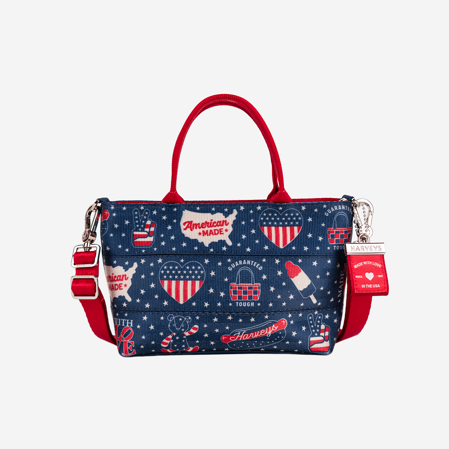 The front view of an American Made Petite Tote