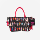 The front view of the Barbie Through The Eras Petite Tote