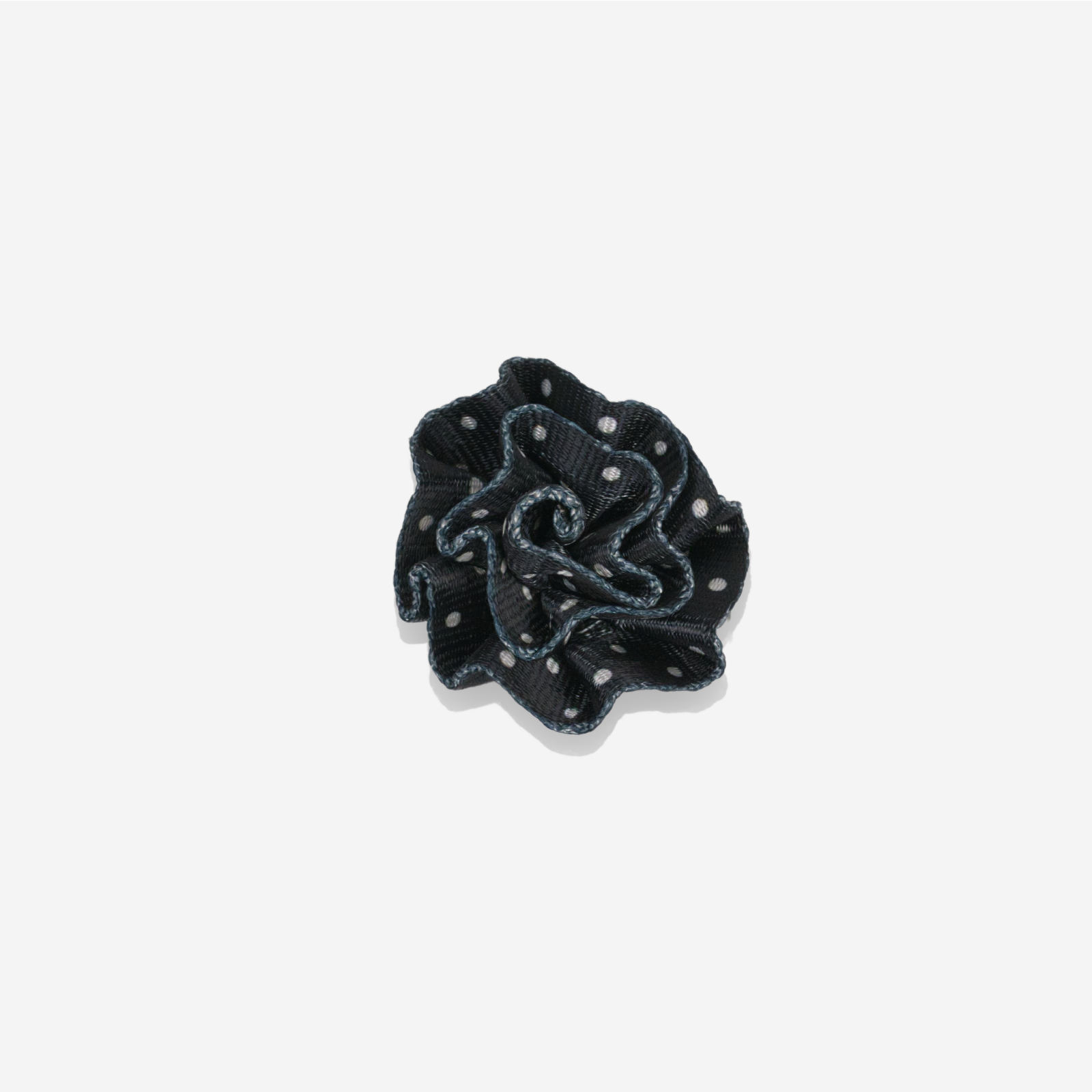A Black Dottie Mystery Rosette Clip