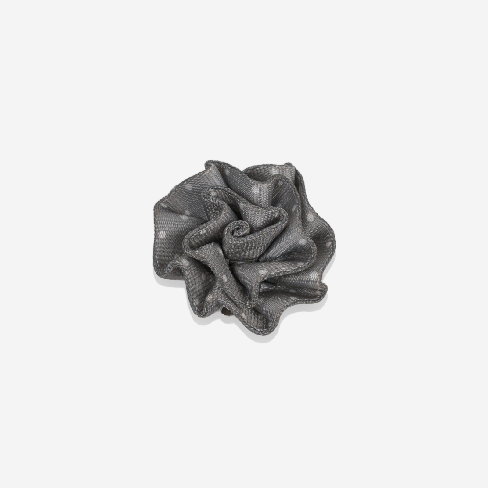 A Gray Dottie Mystery Rosette Clip