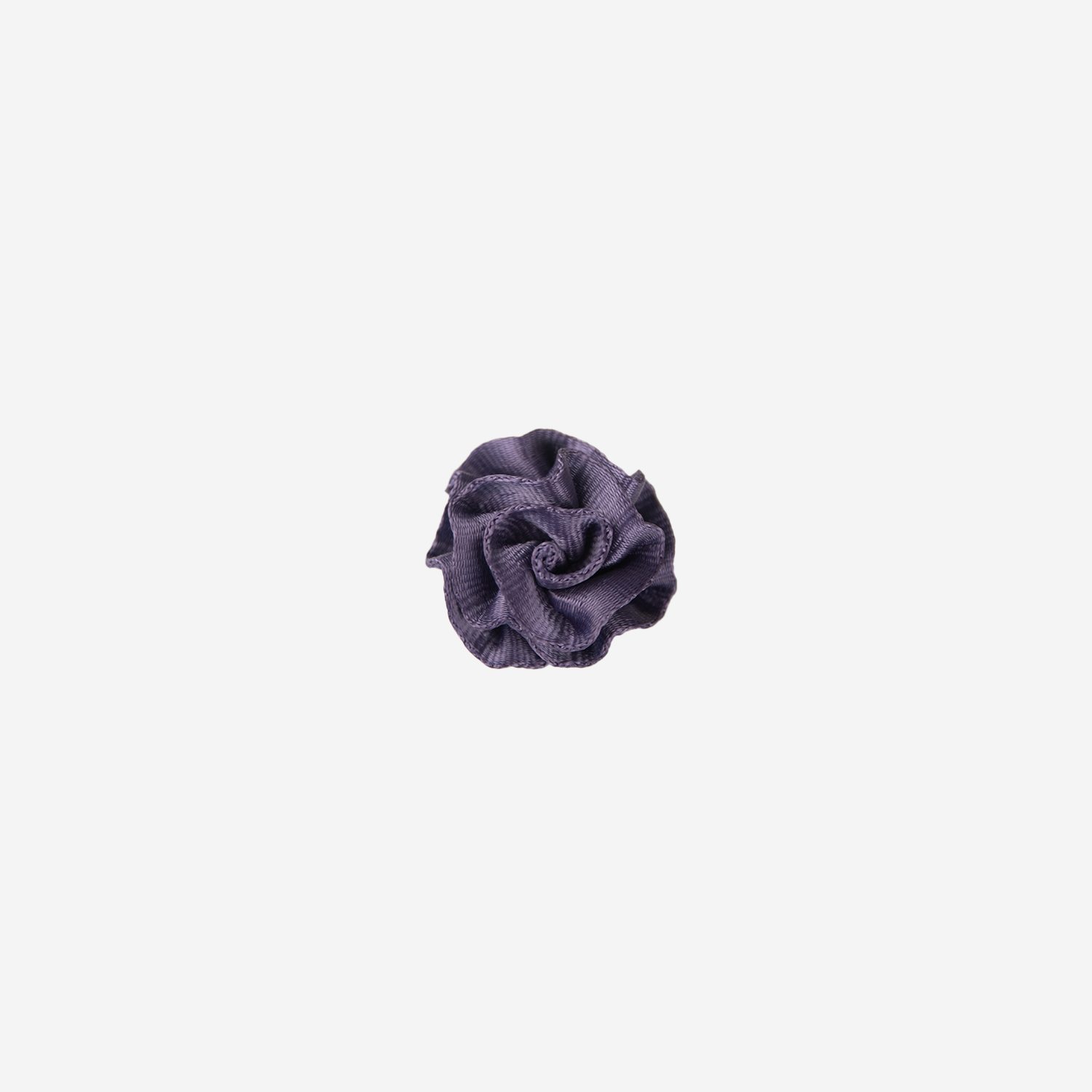 Front view of a Rosette Clip in the color Amethyst