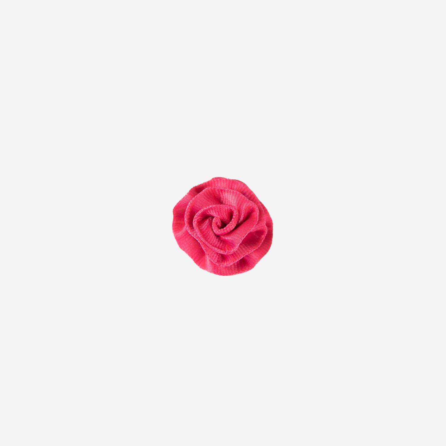 Front view of a Rosette Clip in the color Melon