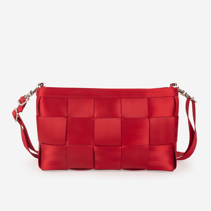 Convertible Clutch / Scarlet (Gray Lining)