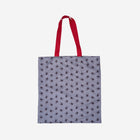 The front of a Black Widow Shopper Tote