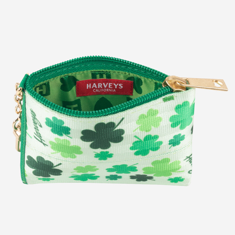 Fun Size Coin Purse / Spring Clover