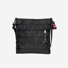 The front of a Black Widow Streamline Crossbody 