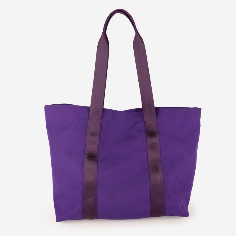 Canvas Tote Sunbrella Mulberry Front View