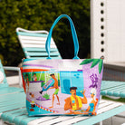 Shag Martini Medium Streamline tote Lifestyle Front view