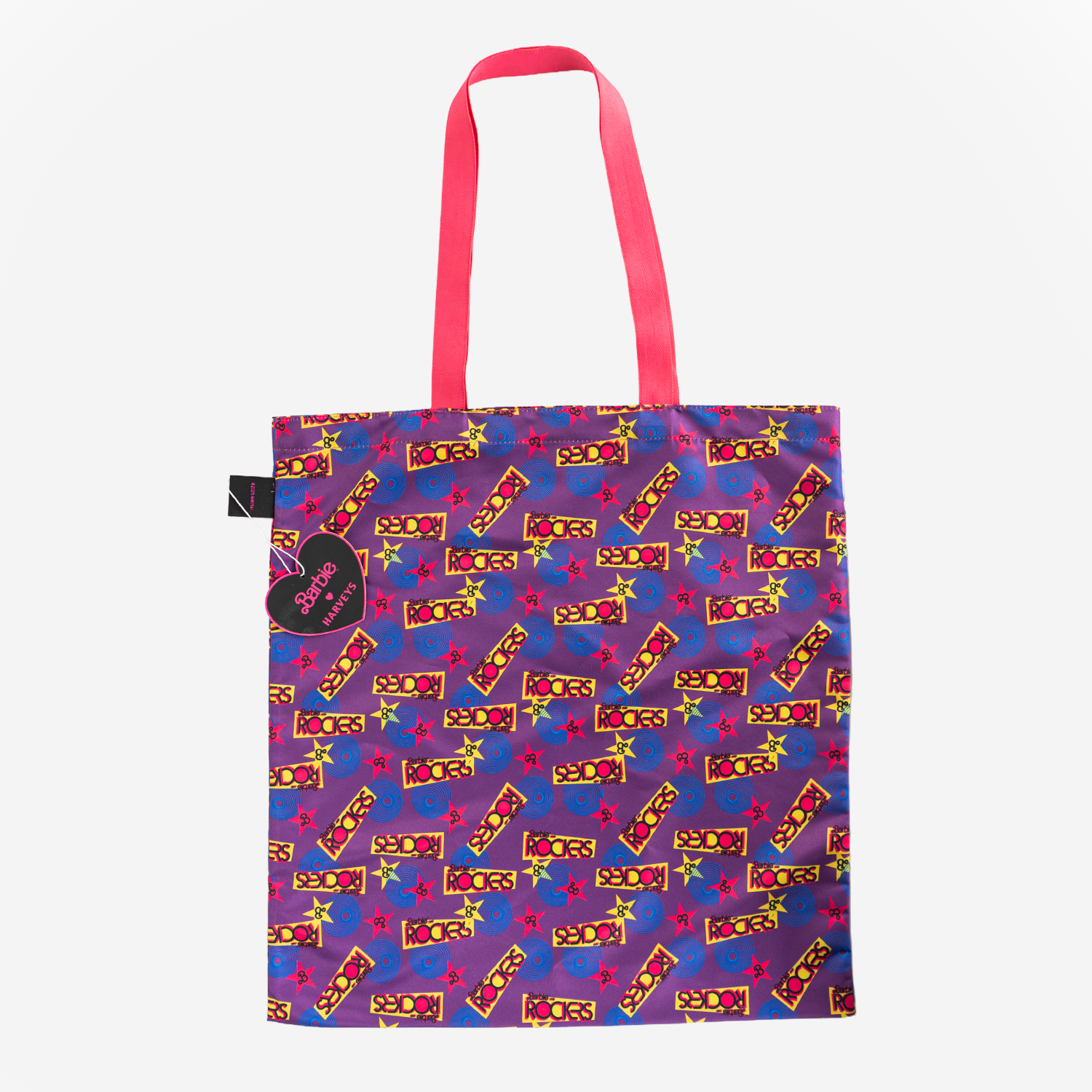 The front view of the Barbie And The Rockers Shopper Tote