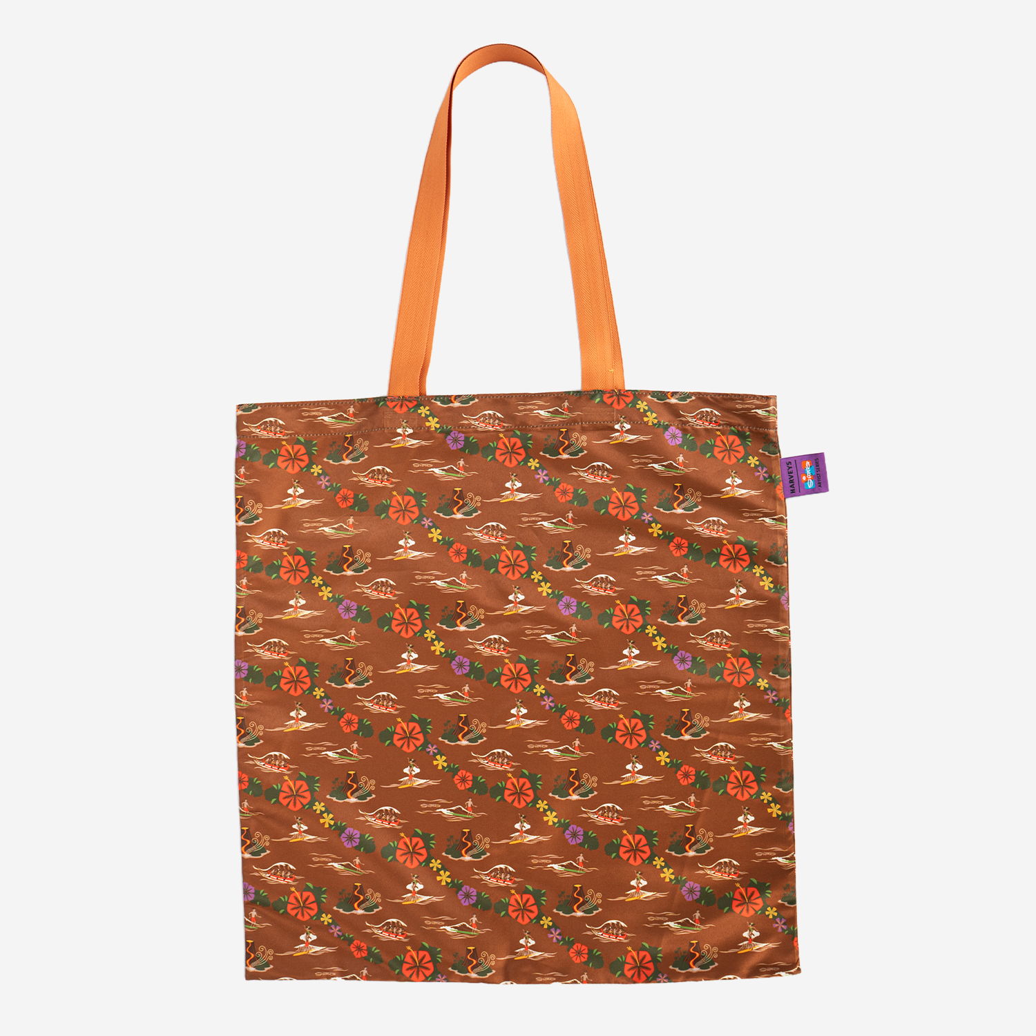 The front view of a Shag Enchanted Island Shopper Tote