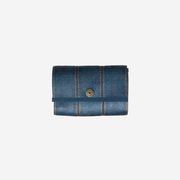 A Snap Wallet in Denim