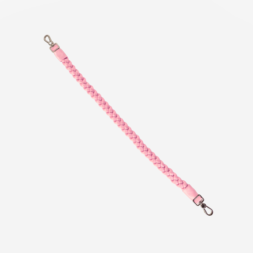 Front view of a Sophia Click N Carry in Petal Pink
