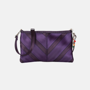 Front view of a Grape Soda Sydney Clutch
