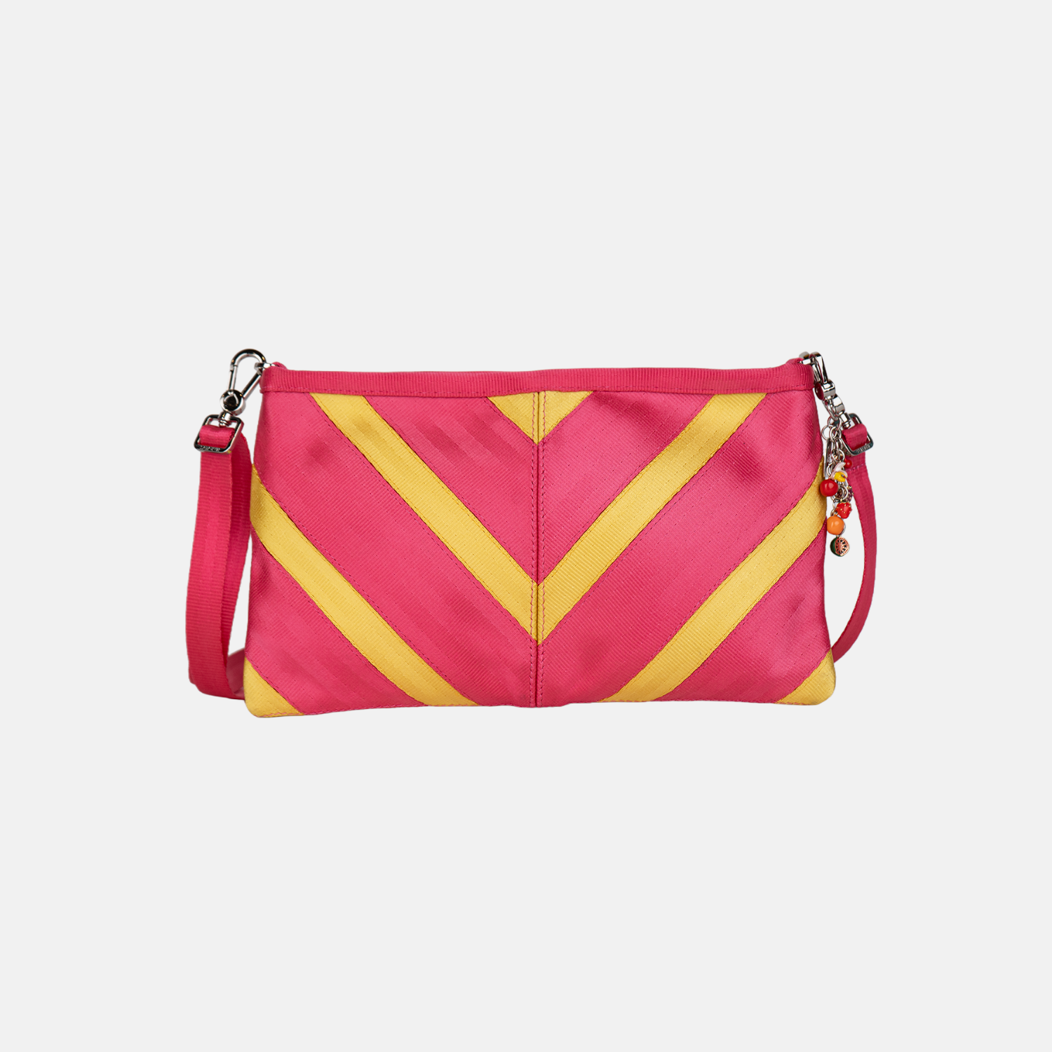 The front of a Strawberry Lemonade Sydney Clutch