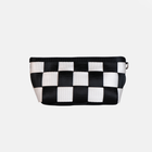 Triangle Makeup Case / Black N White