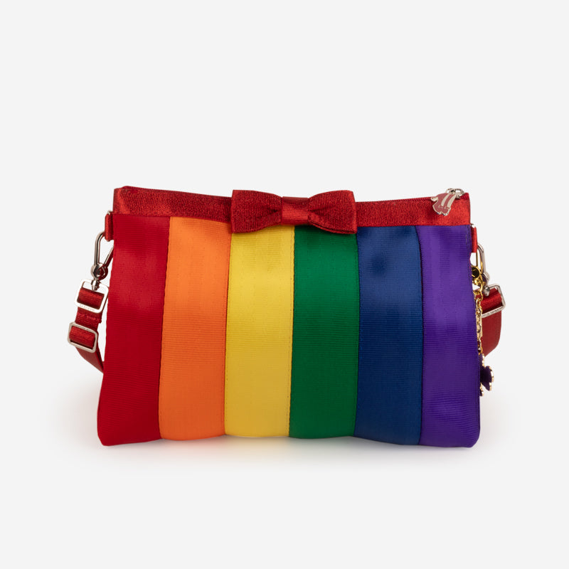 Warner Bros Rainbow Clutch Front View