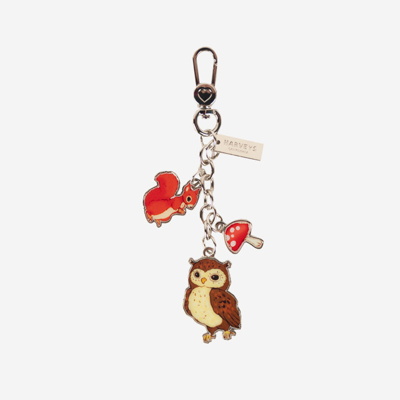 Small Streamline Crossbody Woodland Creatures Charm Detail