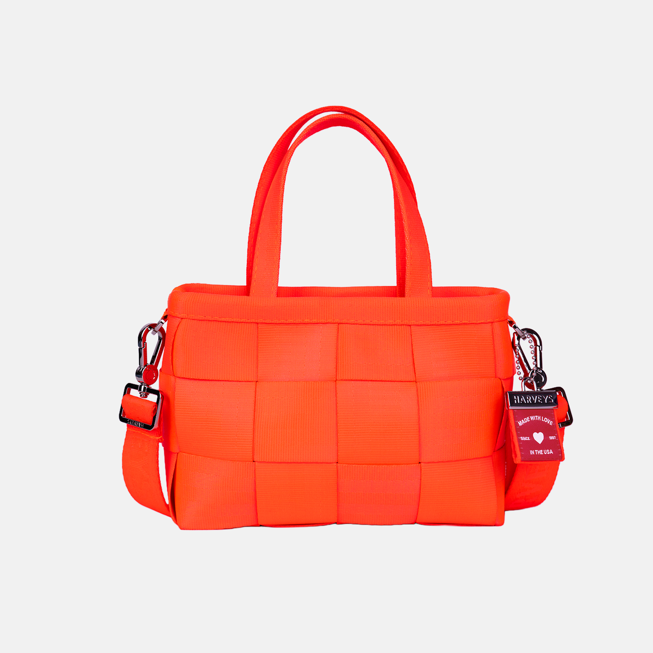 Woven Petite Tote / Poppy