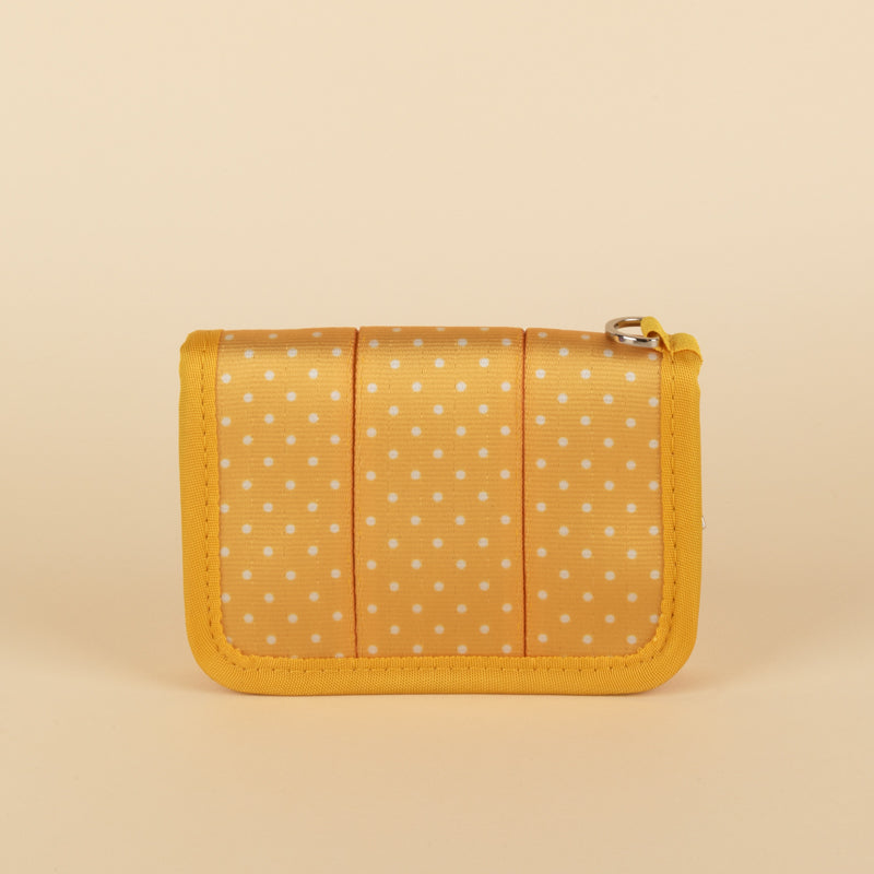 Fun Size Wallet Yellow Dottie Front View