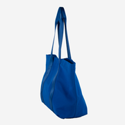 Canvas Tote Sunbrella Sapphire Side View