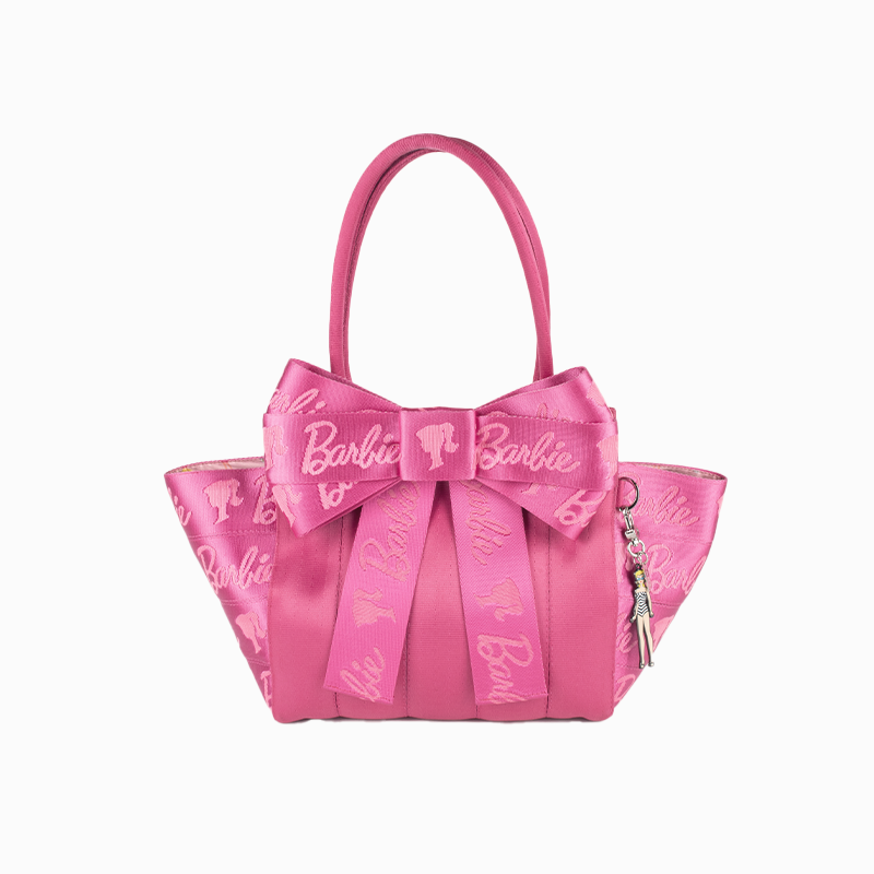 Mini Bow Tote Barbie Front View