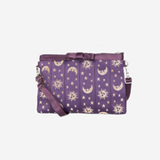 The front of a Celestial Bow Clutch