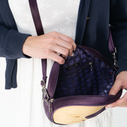 The inside of a Celestial Circle Crossbody