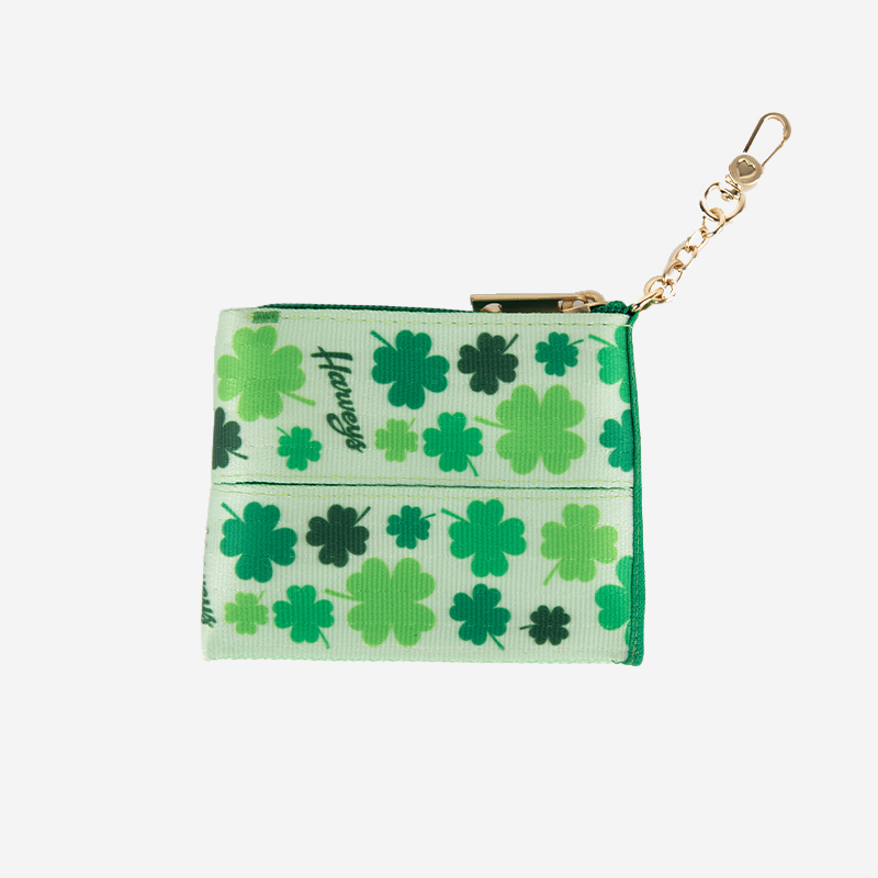 Fun Size Coin Purse / Spring Clover