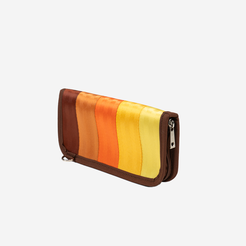 sunflowersideviewombreclutchwallet