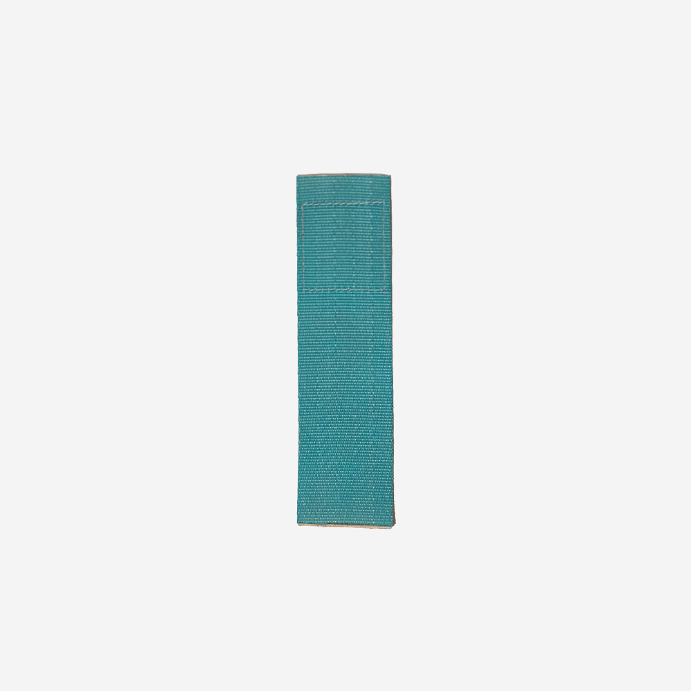The back of the Flower Power Seatbelt Bookmark