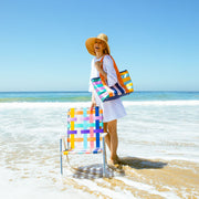 Life's a Beach Lawn Chair and Getaway Tote 