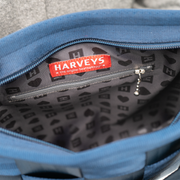 The inside of a Hip Pack in Indigo