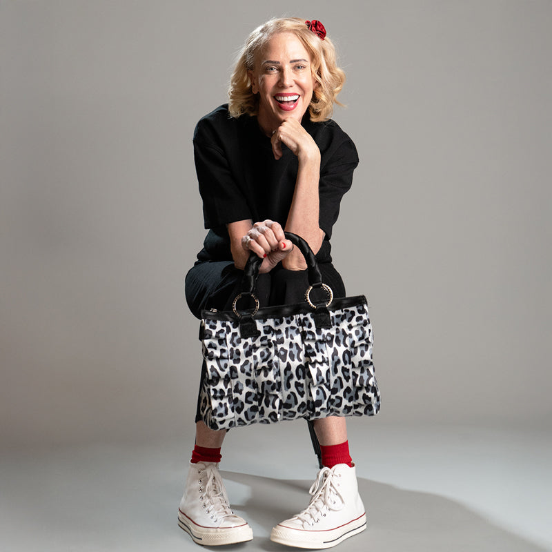 Lola Satchel | Ice Leopard | HARVEYS