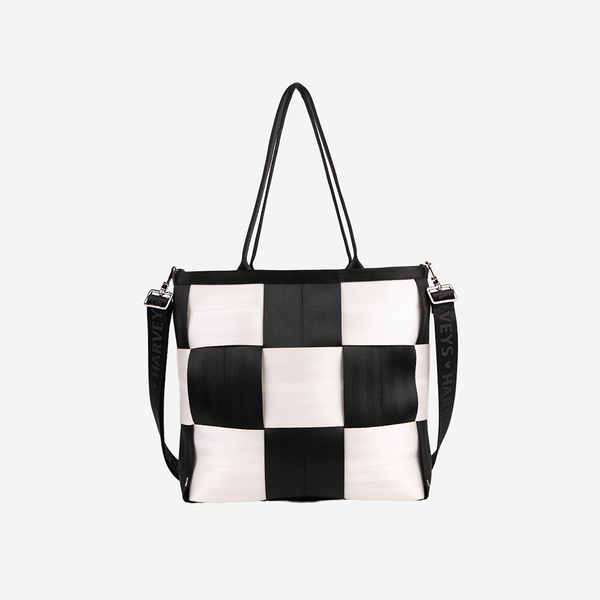 Medium Audrey Tote | Black N White | HARVEYS – Harveys
