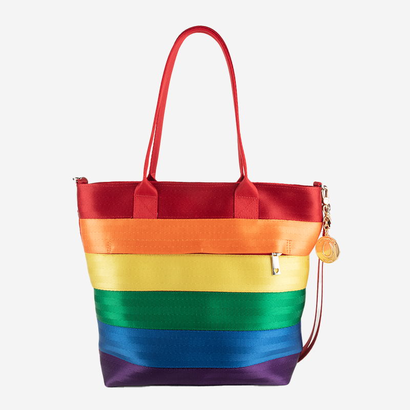 Classic Tote Rainbow Front View