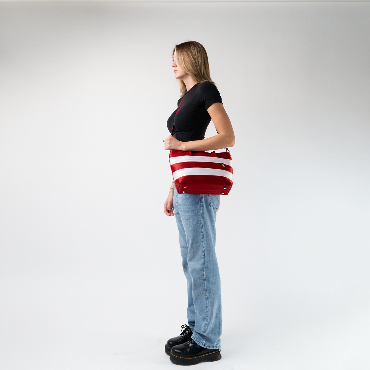 Mini Streamline Tote / Candy Cane