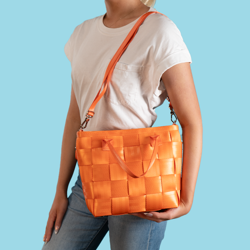 Crossbody Tote / Orange