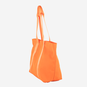 Canvas Tote Sunbrella Orange Side View