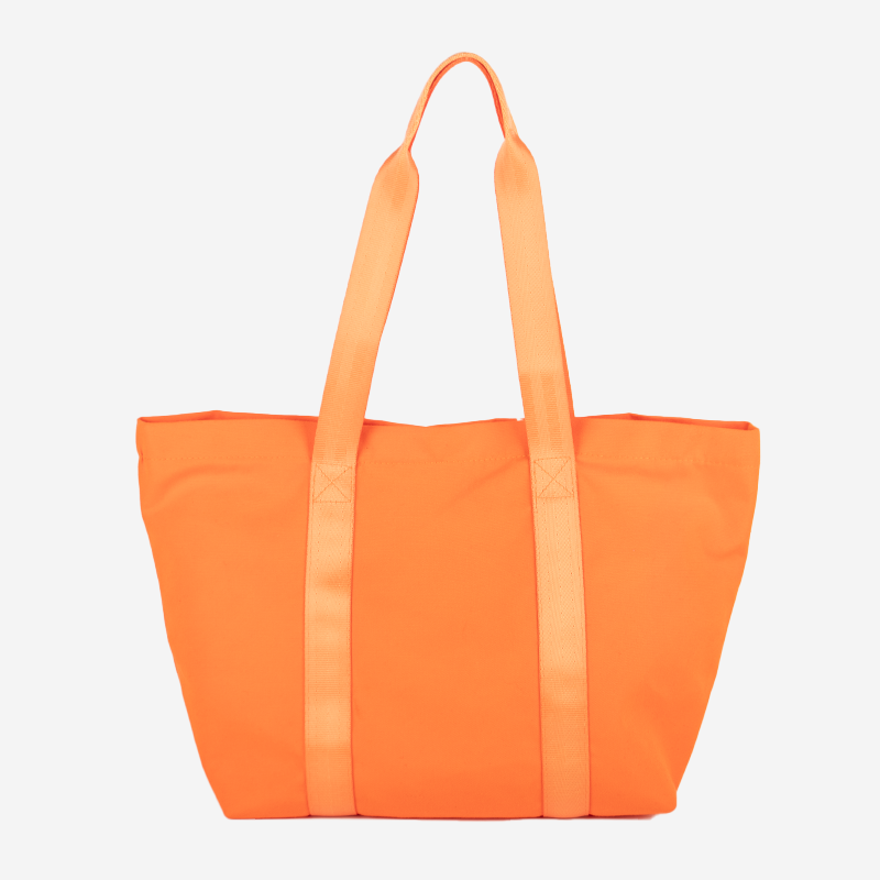 Canvas Tote Sunbrella Orange Front View