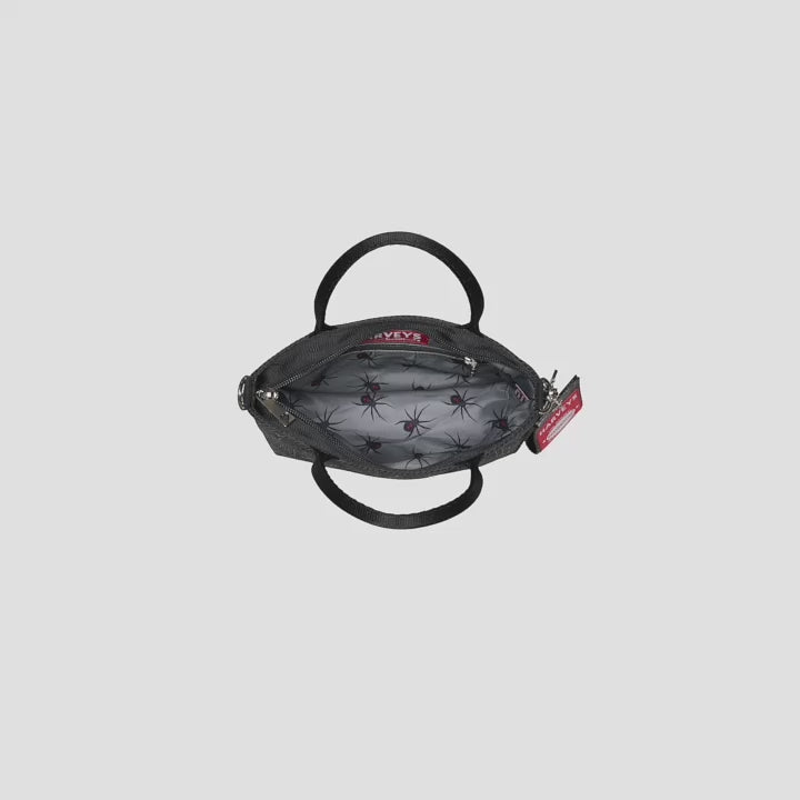 A short video of the inside of a Black Widow Petite Tote