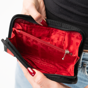 The inside of a Queen Of Hearts Full Wallet