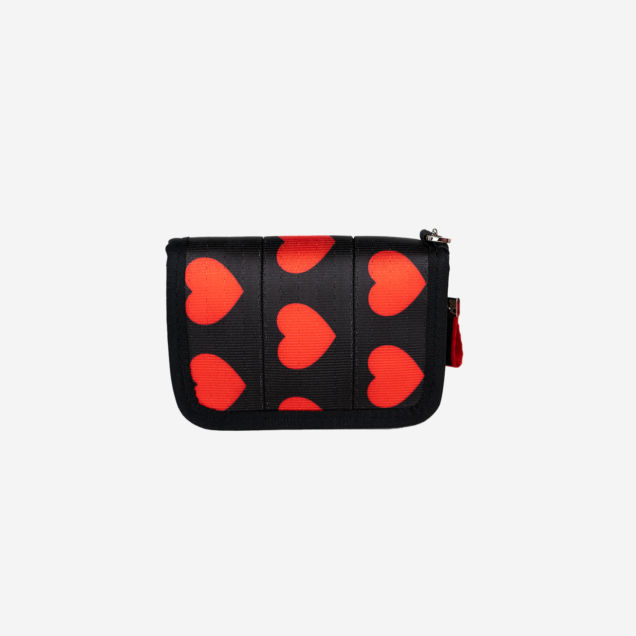 The front of a Queen Of Hearts Fun Size Wallet